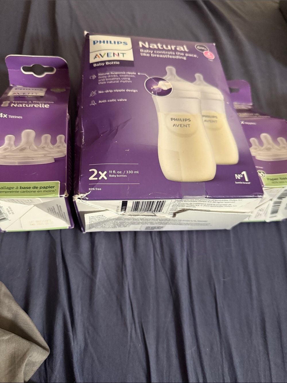 Natural Baby Bottle - Purple Packaging